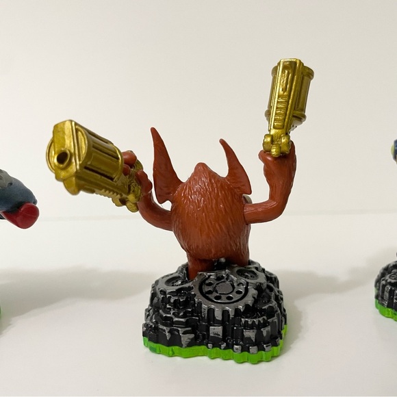 Lot of 4 Skylanders Trigger Happy Drill Sergeant Drobot Sprocket - Picture 16 of 16